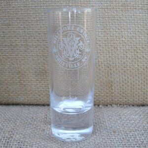 Vintage Biltmore Estate Etched Seal Shot Glass
